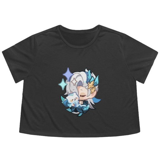 Discover Neuvillette Genshin Impact Canvas Print Flowy Cropped Tees