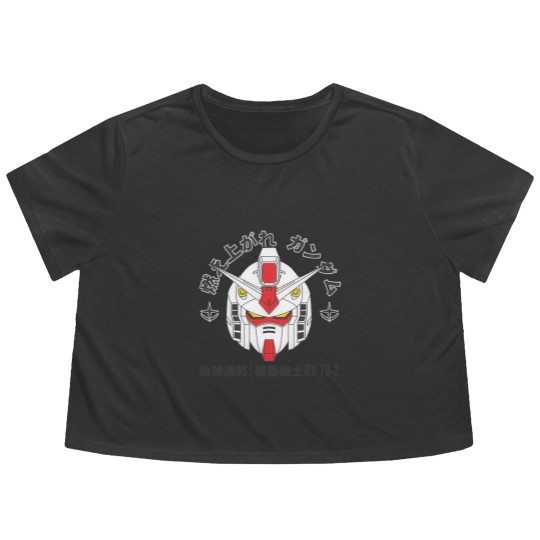 Discover Moeagare, Gundam! - Gundam - Flowy Cropped Tees