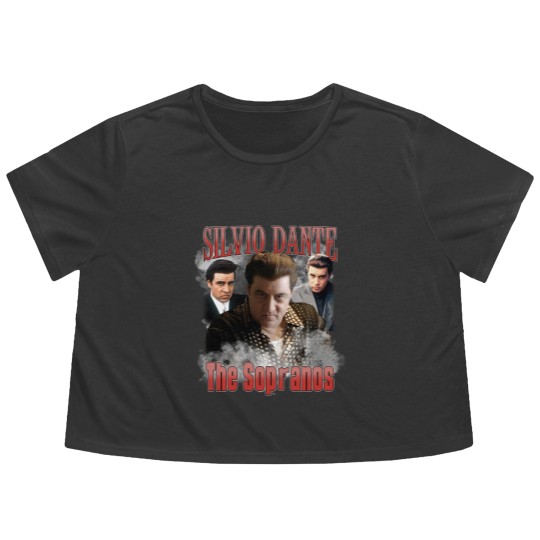 Discover Silvio Dante Flowy Cropped Tees ,The Sopranos Homage Flowy Cropped Tees