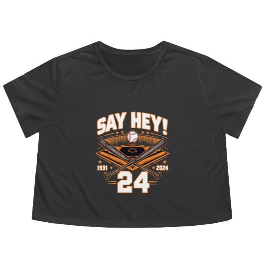 Discover Willie-Mays - Willie Mays - Flowy Cropped Tees