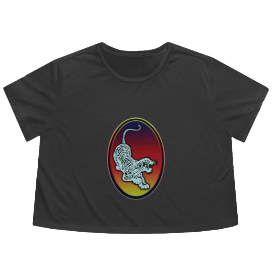 Discover Jerry Garcia Flowy Cropped Tees