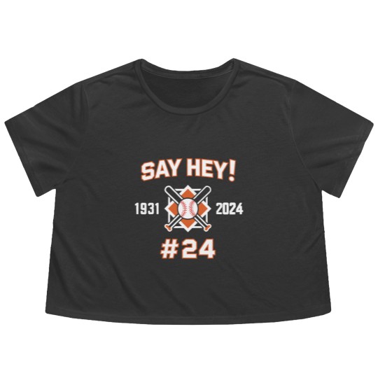 Discover Willie-Mays - Willie Mays - Flowy Cropped Tees