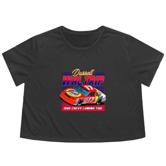Discover Darrell Waltrip 90s Retro Flowy Cropped Tees