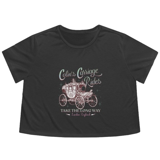 Discover Colins Carriage Rides Flowy Cropped Tees, Bridgerton Inspired Flowy Cropped Tees, Long Way Home