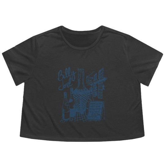 Discover Vintage Billy Joel Concert Crewneck Unisex Flowy Cropped Tees
