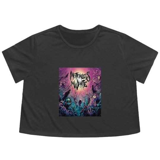 Discover motionless in white  BH6222 - motionless in white Flowy Cropped Tees