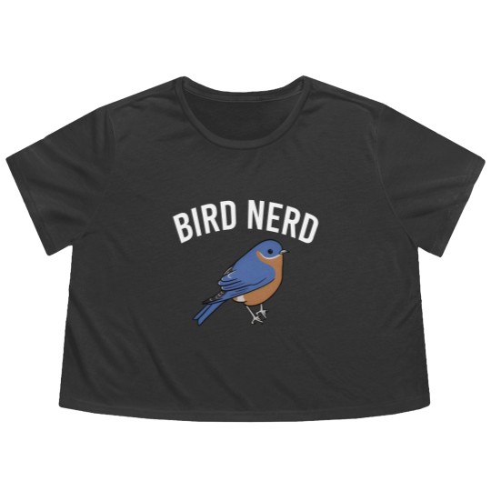 Discover Birds Nerd Funny Birds Birding Birdwatching Birds Flowy Cropped Tees