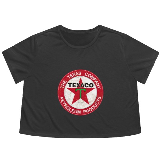 Discover TEXACO TEXAS PETROLEUM COMPANY Flowy Cropped Tees