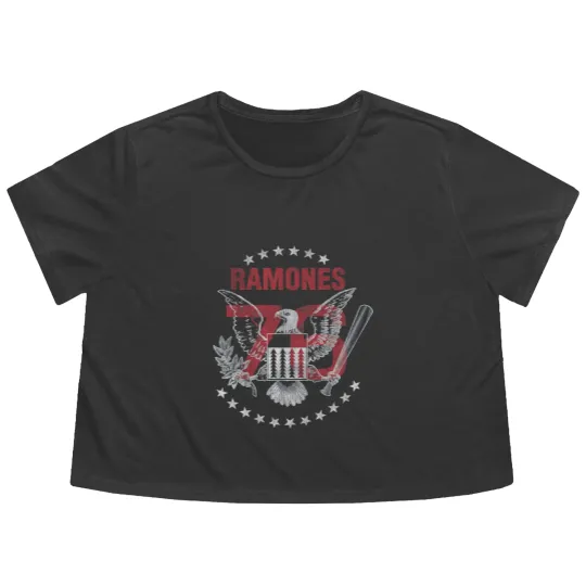 Discover Ramones , Classic Rock, Vintage, Vintage Flowy Cropped Tees, Retro Vintage Flowy Cropped Tees, Ramones, Vintage Rock