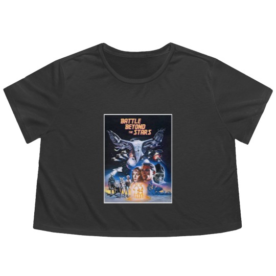 Discover Battle Beyond The Stars Flowy Cropped Tees