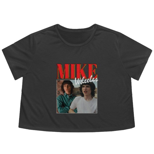 Discover Mike Wheeler Stranger Things Vintage Bootleg Flowy Cropped Tees