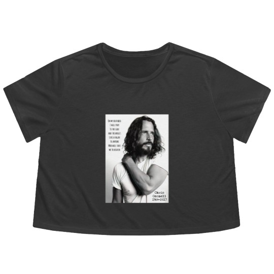 Discover Chris Cornell , Chris Cornell Flowy Cropped Tees