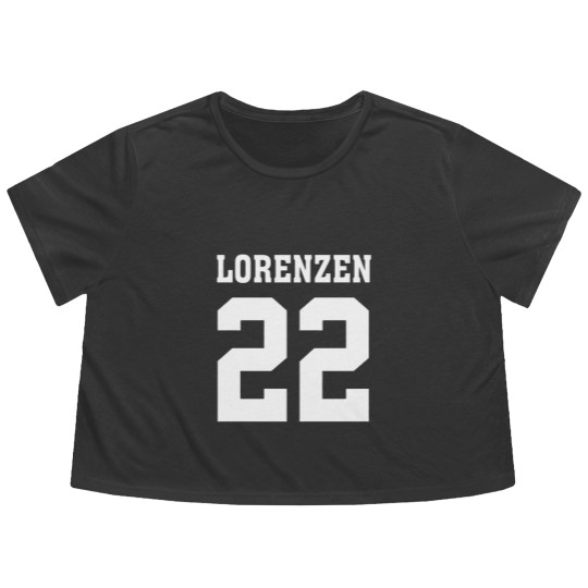 Discover Lorenzen 22 Hefty-Lefty Legend Football College Jared 2 Sides Flowy Cropped Tees