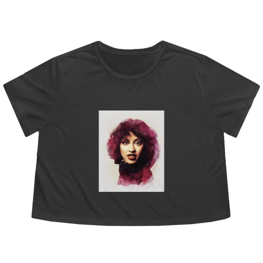 Discover Phyllis Hyman Music Star223 Sticker Active Flowy Cropped Tees