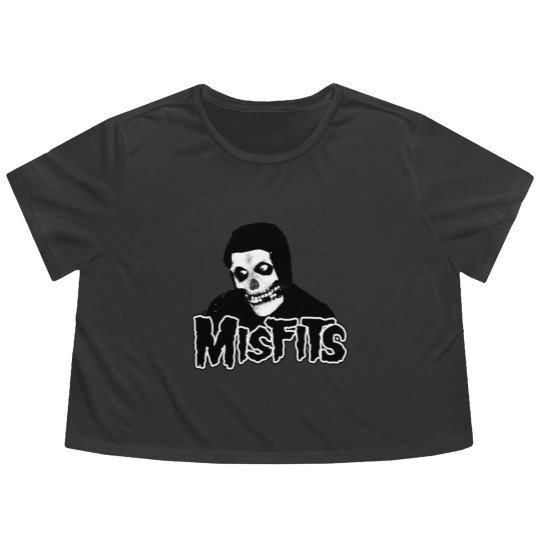 Discover The Misfits-Band Misfits-Band Flowy Cropped Tees