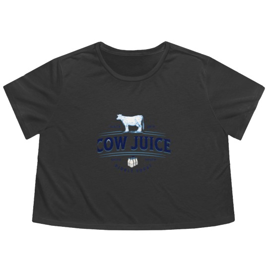 Discover Diddly Squat Farm Cow Juice Diddly Squat Flowy Cropped Tees