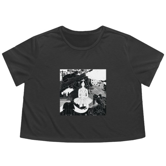Discover ASIAN KUNG-FU GENERATION - Fan Club Album Artwork Flowy Cropped Tees