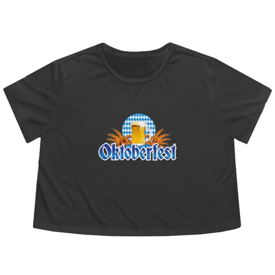 Discover Oktoberfest Inspired Design for German Oktoberfest Flowy Cropped Tees