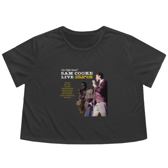 Discover Live at Harlem Square - Sam Cooke Flowy Cropped Tees