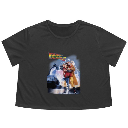Discover Back to the Future Part II Flowy Cropped Tees, Men's Women's Sizes