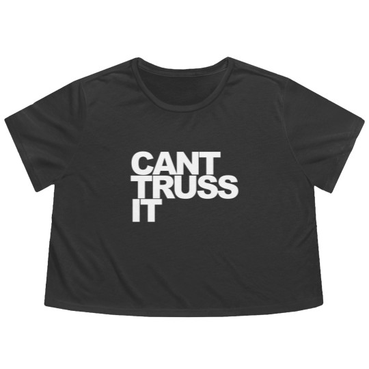 Discover Can’t Truss It Flowy Cropped Tees