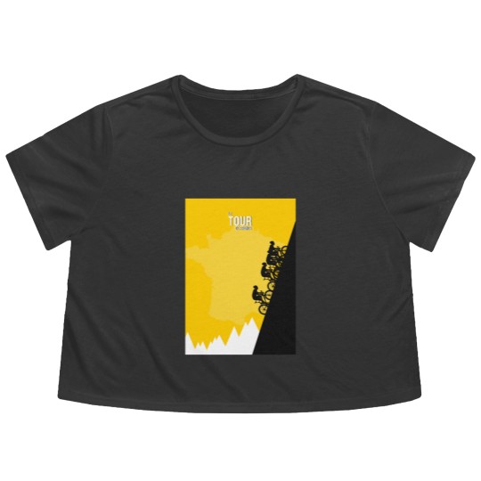 Discover Le Tour De France Flowy Cropped Tees