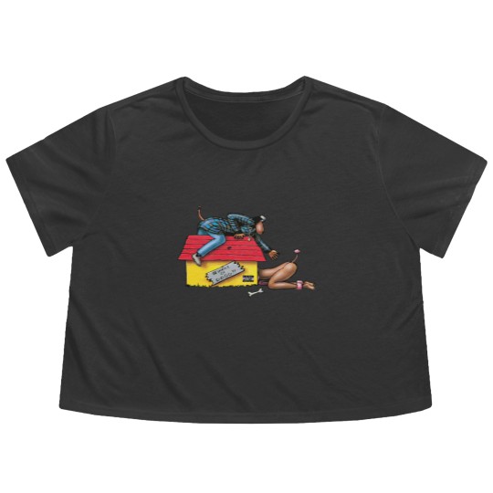 Discover Doggystyle - Snoop Dogg 2 Cl Flowy Cropped Tees