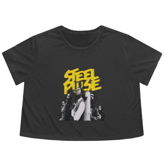 Discover steel pulse Flowy Cropped Tees