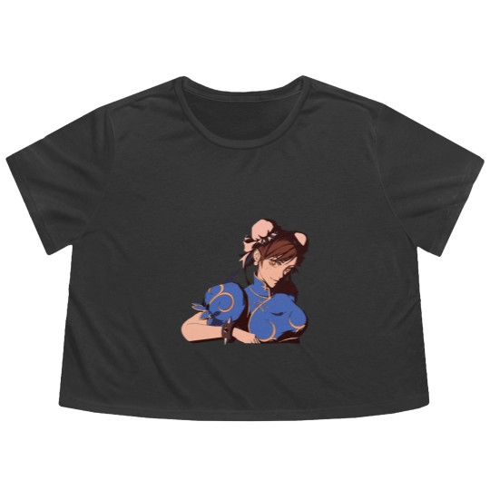 Discover Chun li Flowy Cropped Tees