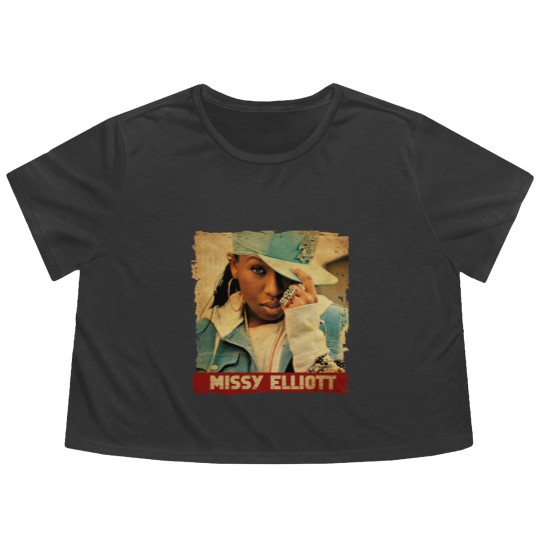 Discover Retro Style  Missy Elliot Flowy Cropped Tees