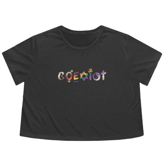 Discover Coexist Flowy Cropped Tees