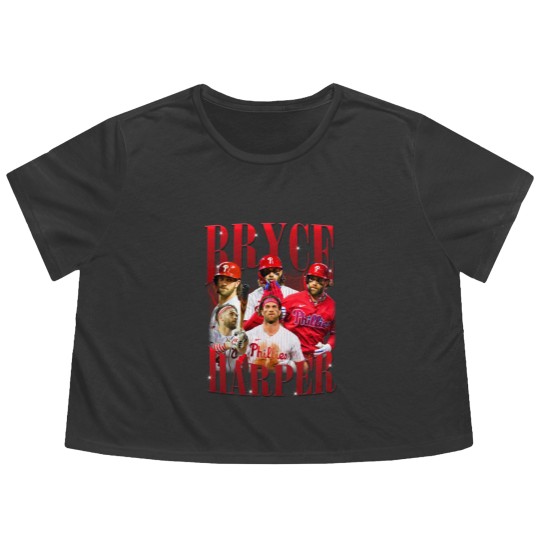 Discover BRYCE HARPER Vintage Flowy Cropped Tees, Bryce Harper Homage Flowy Cropped Tees