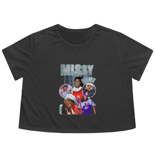Discover Custom Missy Elliot Flowy Cropped Tees Flowy Cropped Tees