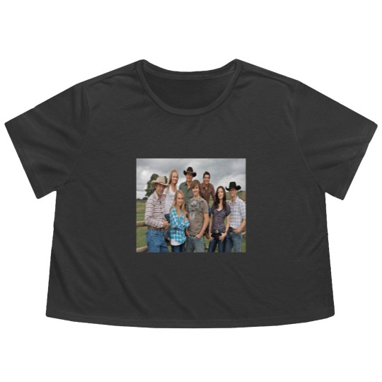 Discover HEARTLAND SHOW Cast   Scoop Flowy Cropped Tees