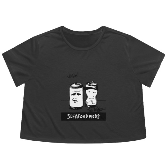 Discover Sleaford Mods Sleaford Mods Flowy Cropped Tees