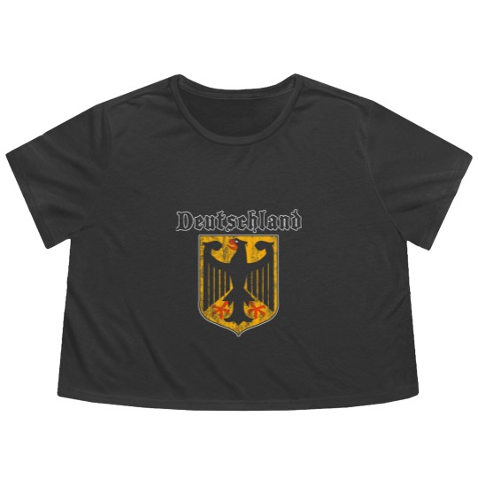 Discover Deutschland Flowy Cropped Tees