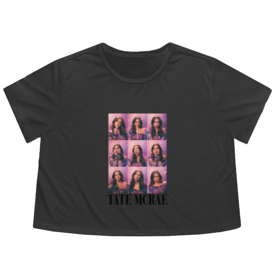 Discover Tate Mcrae Wanna Be Tate Mcrae Shir Flowy Cropped Tees