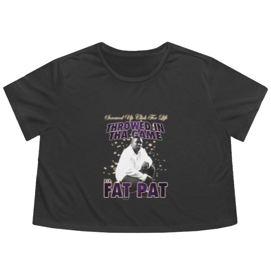 Discover Fat Pat Throwed In Tha Game Flowy Cropped Tees