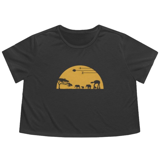 Discover at at Movie Flowy Cropped Tees