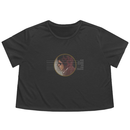 Discover Bob Dylan Blood On The Tracks Flowy Cropped Tees