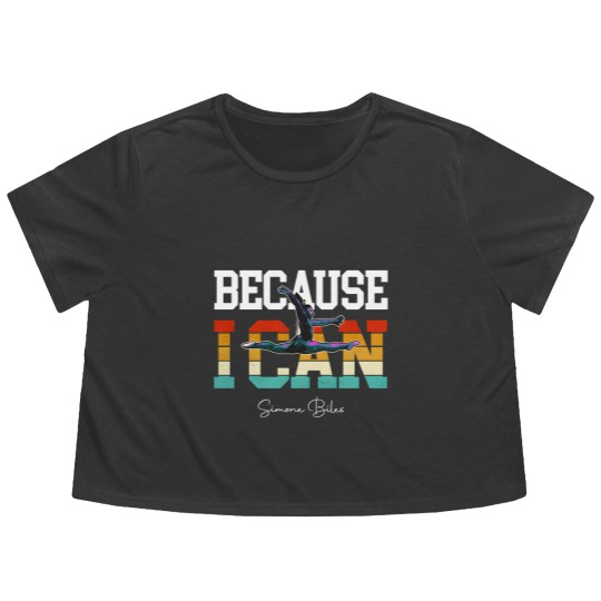Discover Simone Biles Goat Flowy Cropped Tees