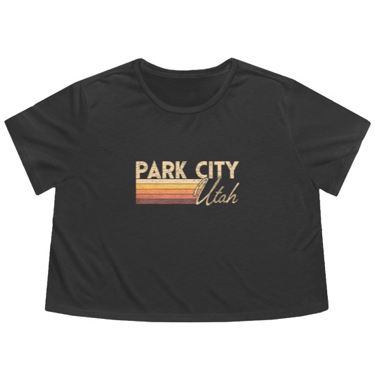 Discover Park City Utah - Park City Utah - Flowy Cropped Tees