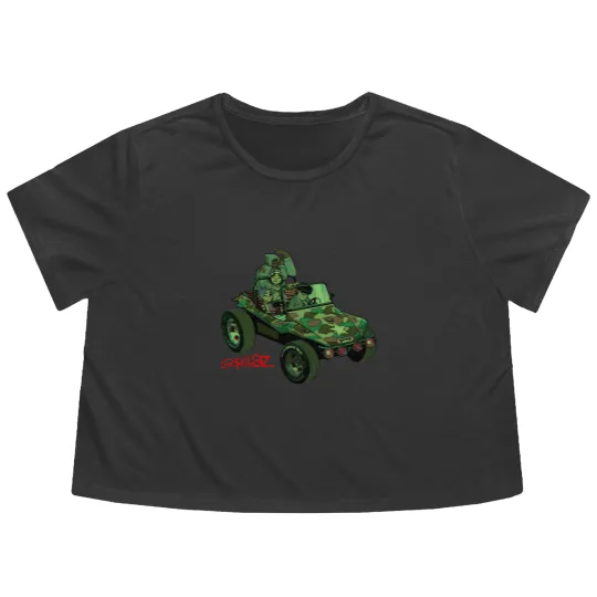 Discover 11. of the legend gorillaz gorillaz gorillaz of Dayak house Mask Flowy Cropped Tees