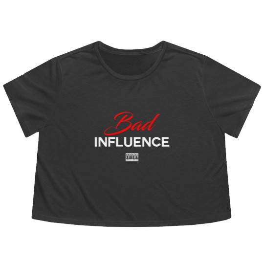 Discover Bad Influence Flowy Cropped Tees