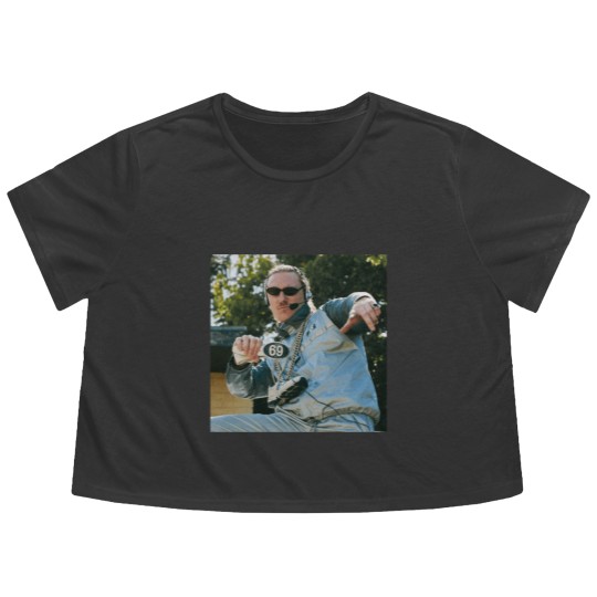 Discover Partiboi69 Flowy Cropped Tees
