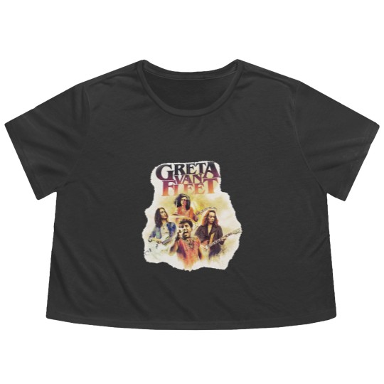 Discover invitation music13musicgreta van fleet greta van fleet )greta van fleet( ^greta van fleet^ban Flowy Cropped Tees
