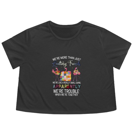 Discover Quilting Flowy Cropped Tees