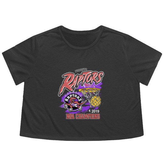 Discover Vintage 90s Graphic Style Toronto Raptors Flowy Cropped Tees