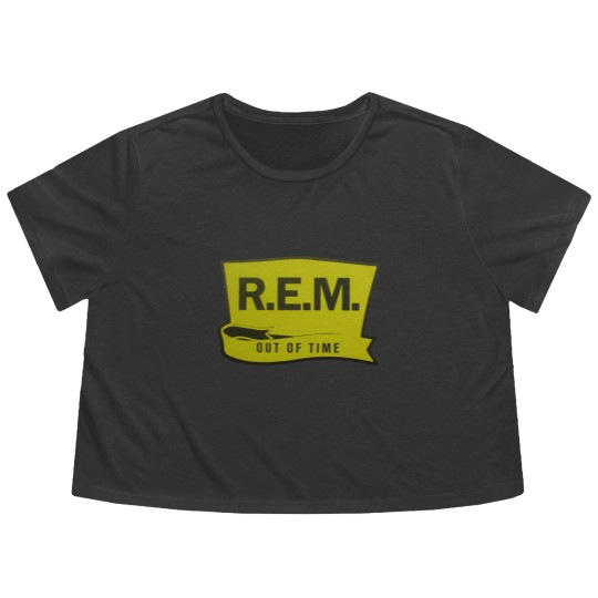 Discover R.E.M. REM band Flowy Cropped Tees