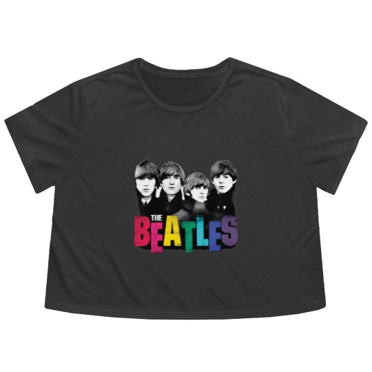 Discover Kids The Beatless Colorful Flowy Cropped Tees